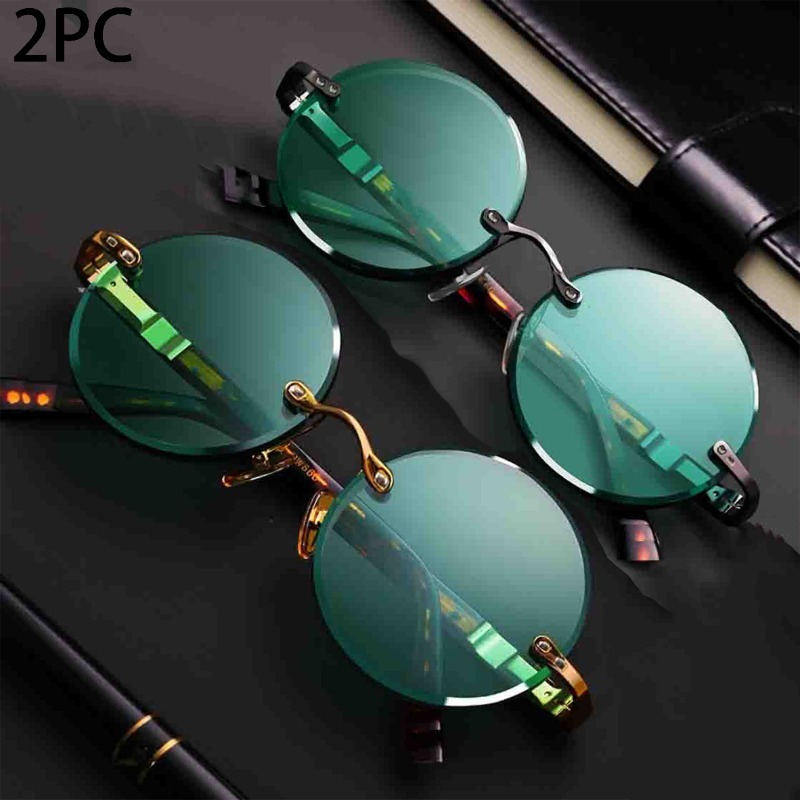Sunglasses Uv400 - Klassieke randloze zonnebrillen voor dames en