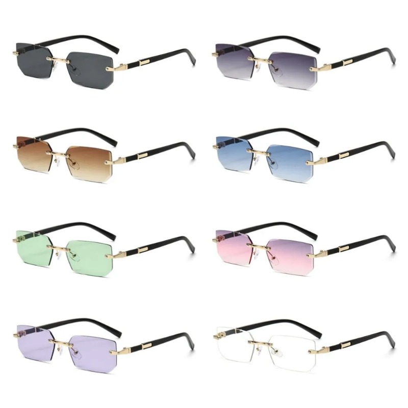 Designer Sunglasses - Trendy randloze zonnebrillen voor mannen en