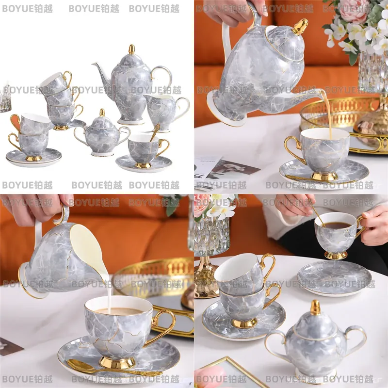 Luxe porseleinen koffiekopjes- - Luxury Gift Set recensie en prijs