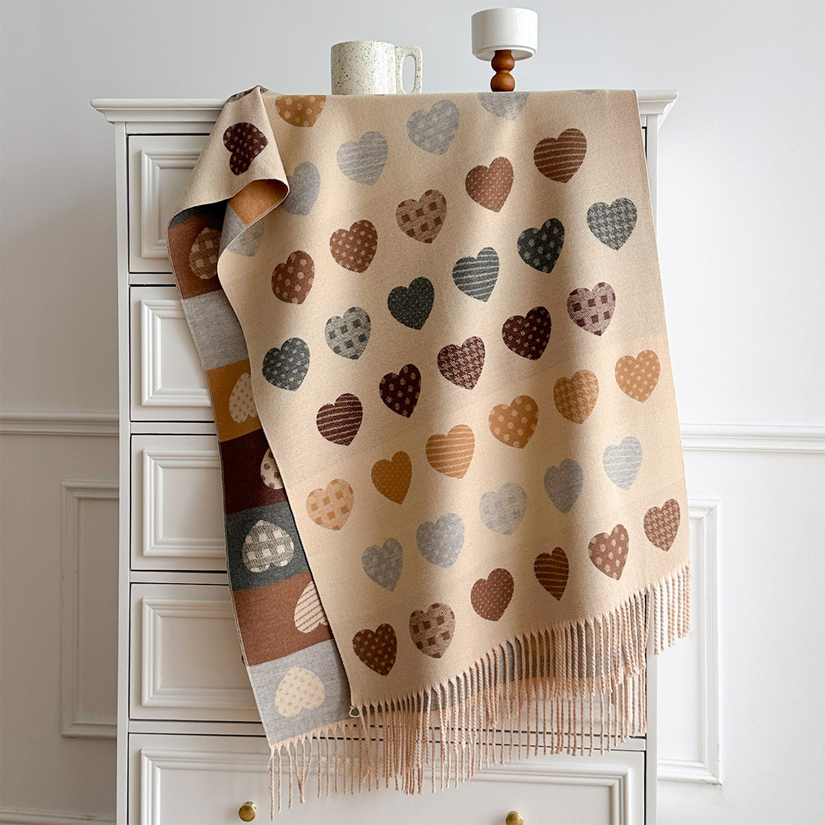 Dames imitatie kasjmier sjaal  - Cashmere Scarf recensie en prijs