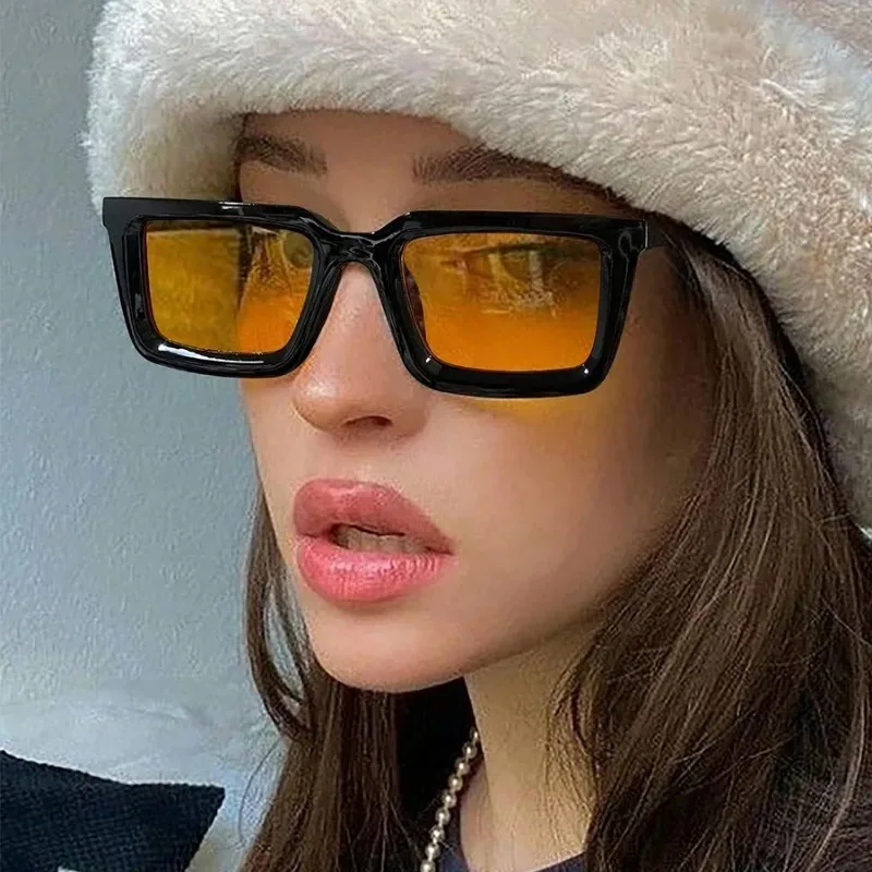 Vintage rechthoekige zonnebril - Sunglasses Uv400 recensie en prijs